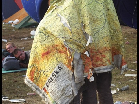fot. Krzysztof Miller / Żary 10.08.1998  Świt na festiwalu Przystanek Woodstock