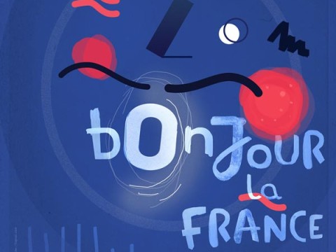 Plakat Przeglądu filmowego Bonjour La France